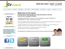 Tablet Screenshot of cvlizard.com